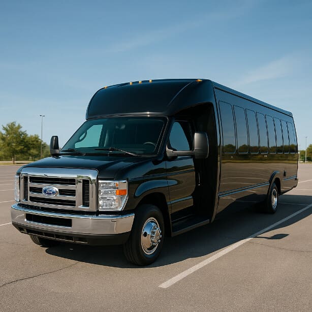 Lewisville Shuttle Bus Rentals 18 Passenger Shuttle Bus